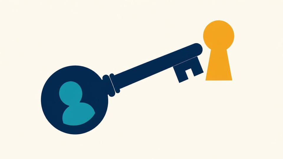 Master key connecting a customer identity to an order token.